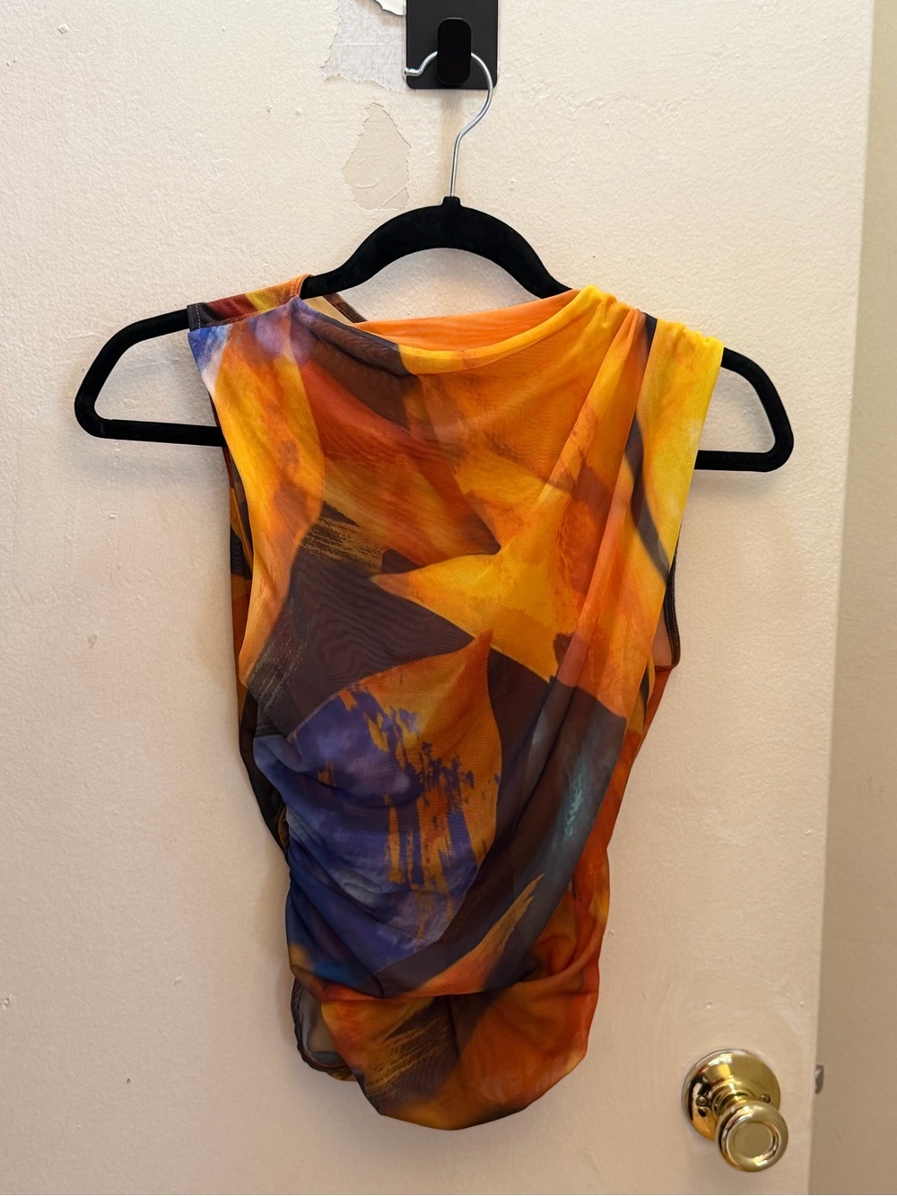 Zara abstract top / bodysuit